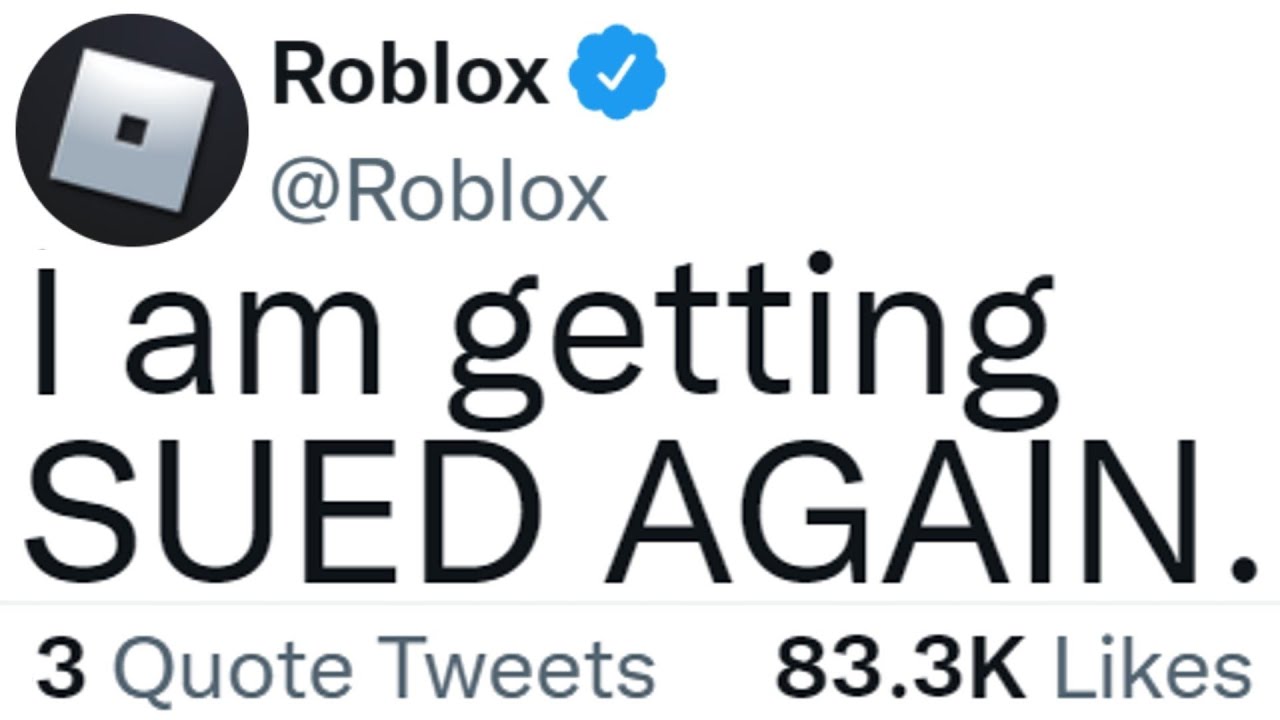 Roblox Keeps GETTING SUED...