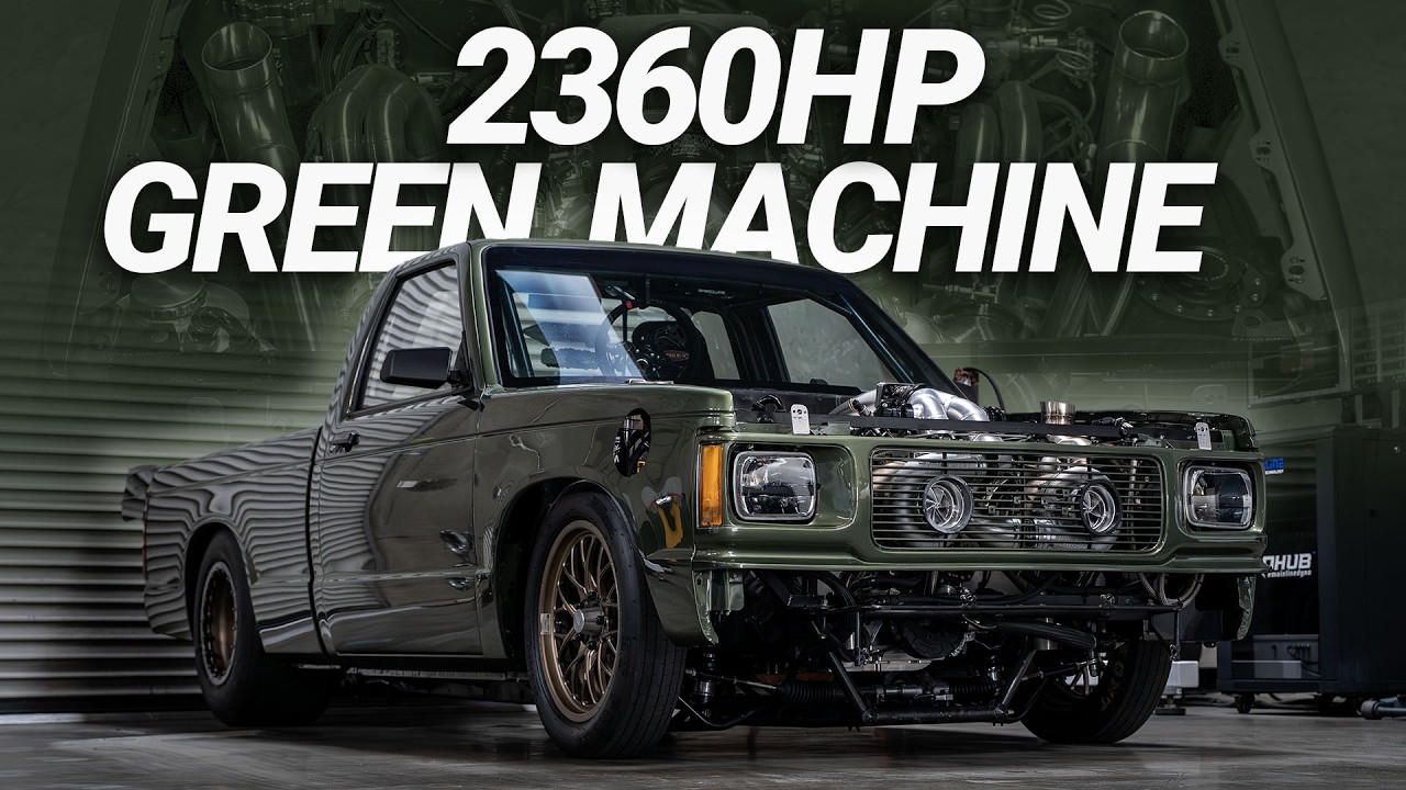 Twin Turbo, full billet V8 and 2363HP - The Chronic S10 - Turbosmart Titans
