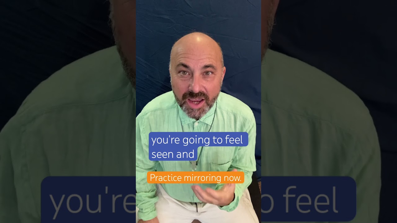 Experience mirroring with Michael on zoom today.  