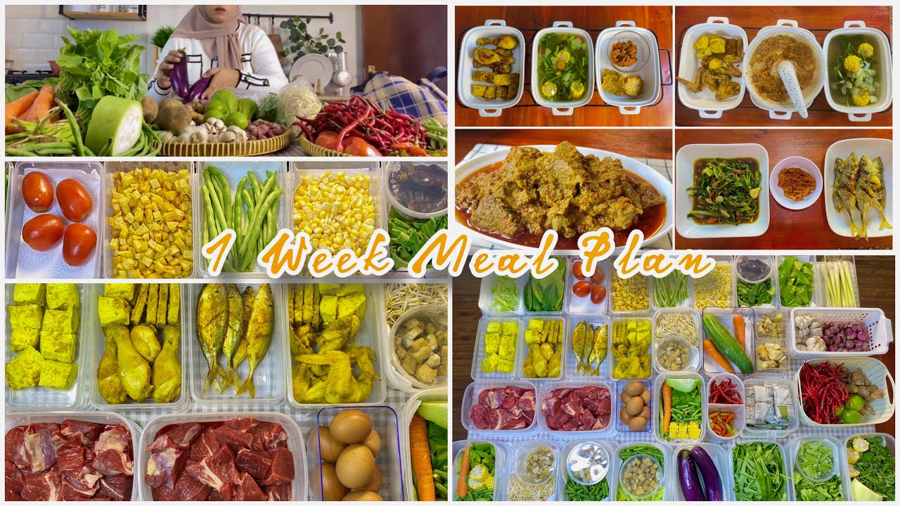 CARA CEPAT MEMASAK ‼️ MEAL PLAN UNTUK 1 MINGGU LEBIH ‼️ TIPS MEMPERSINGKAT WAKTU MEMASAK DIDAPUR ‼️