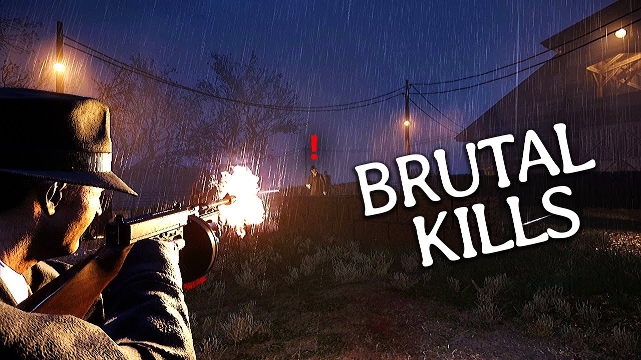 【PC Gameplay 】Mafia Definitive Edition - Aggressive Tommy Gun Gameplay
