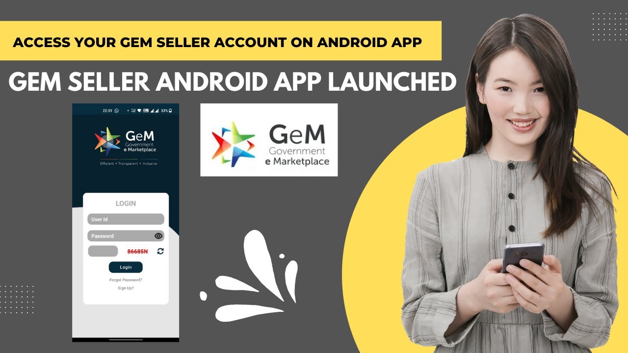 GeM Portal Seller Android App