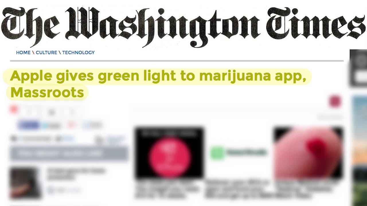 Cannabis App, MassRoots, Allowed Back in Apple Store | CULTUREtv