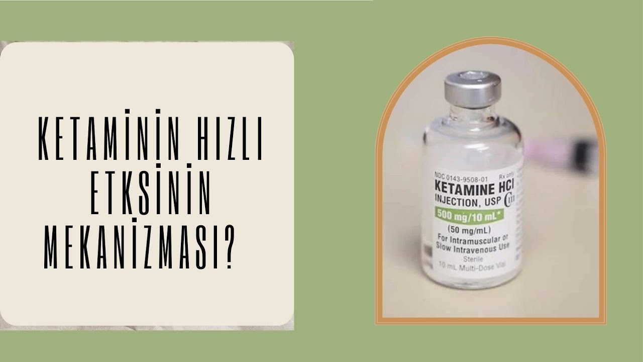 Ketaminin  Hızlı Etki Mekanizmasının Nöronal Düzeyde Açıklaması???  #ketamin #neurology  #depresyon