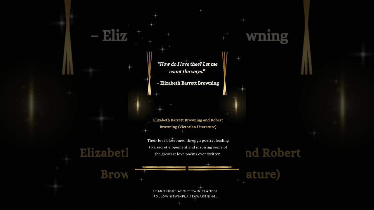 Elizabeth & Robert Browning (Victorian Literature)
