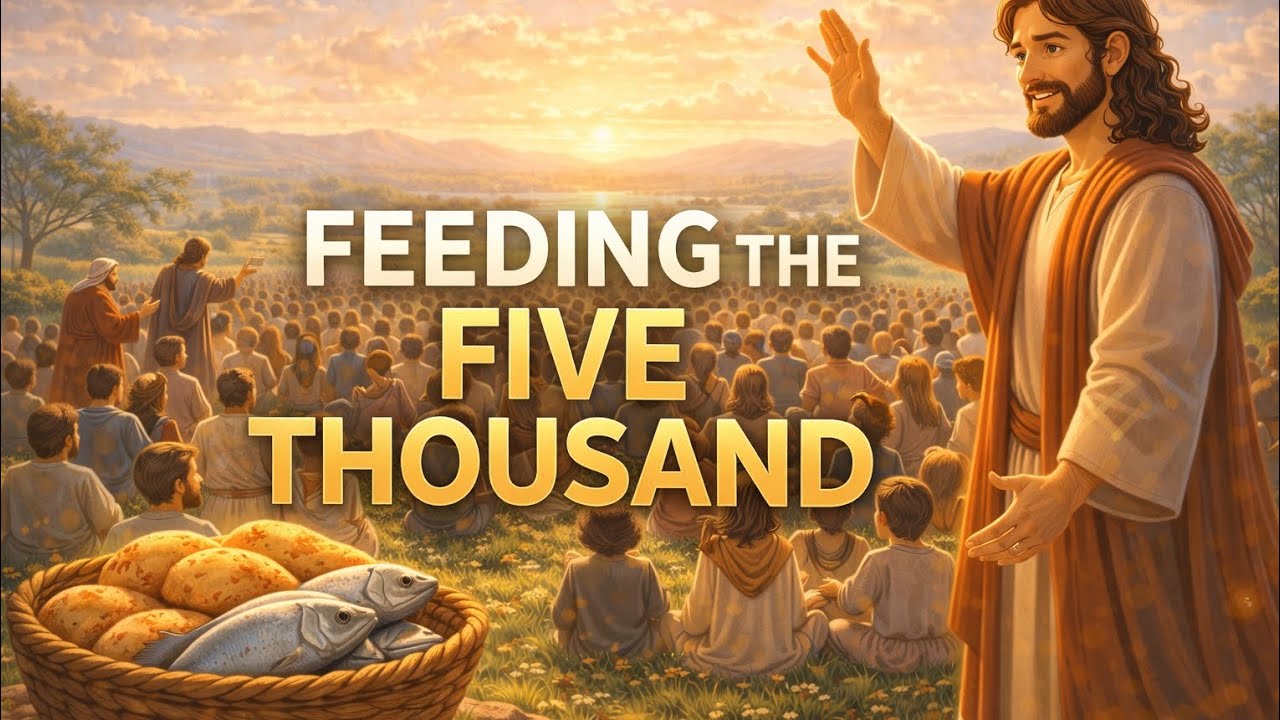 “The Miracle of Sharing | Jesus Feeds the Five Thousand | Bible Story”