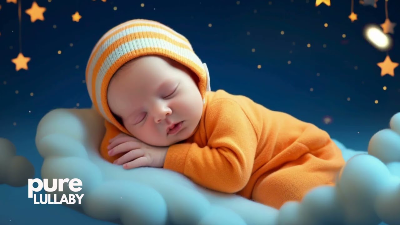 Baby Sleep Music 🌙 Mozart & Brahms Lullaby 🎵 Soft Nonstop Music for Calm All Night Sleep