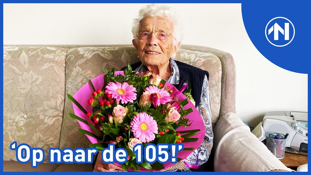 Oudste inwoner van de gemeente Veendam viert 104de verjaardag