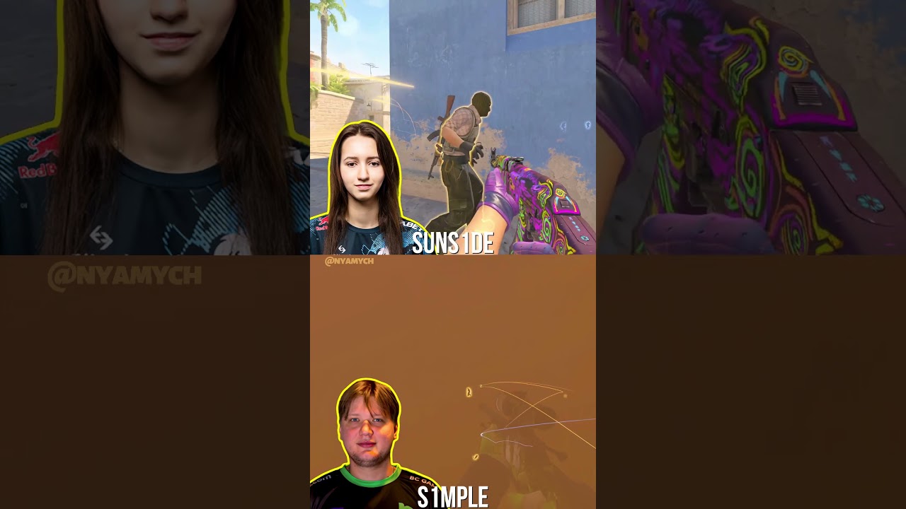 SUNS1DE VS S1MPLE #csgo #counterstrike #csgomoments #gaming #donk #valorant #csgoclips #cs2