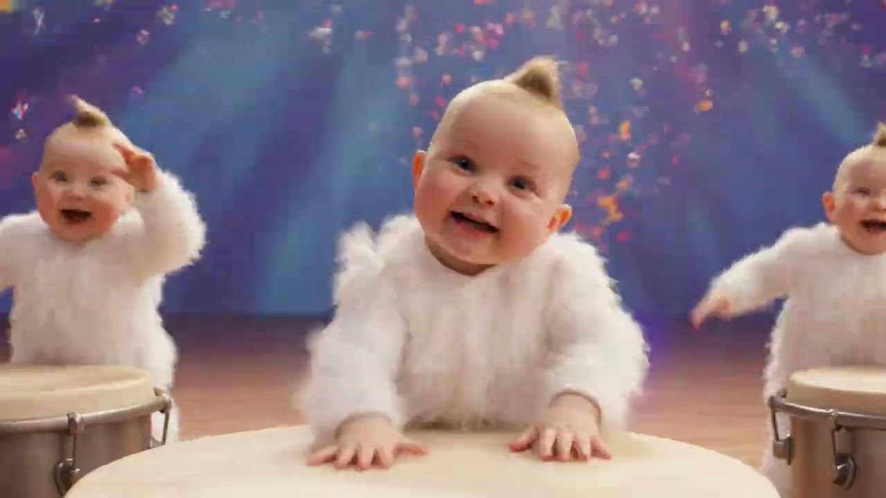 👶 Little Lion & Bunny Babies Playing and Giggling 🦁🐰