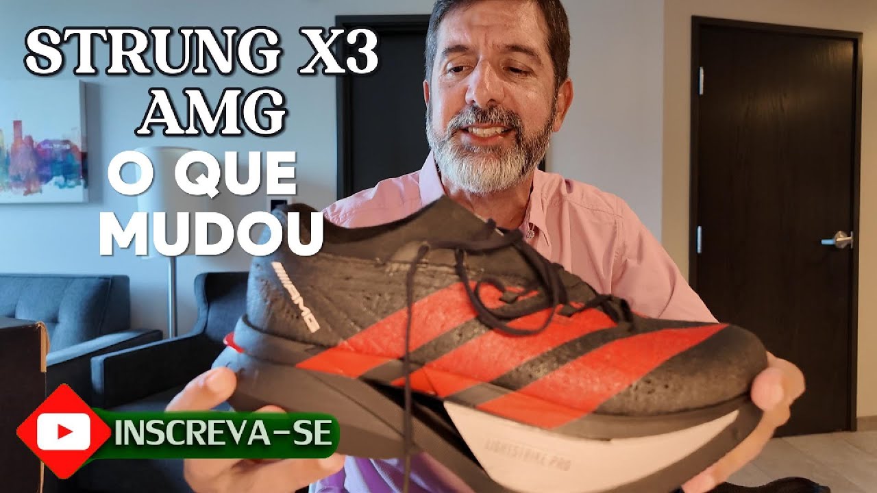 ADIDAS PRIME STRUNG X3 VERSÃO AMG: O QUE NOTEI DE DIFERENTE FORA DA CAIXA