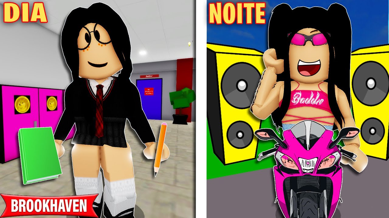 DE DIA NERD, DE NOITE MANDRAKE| Historinhas Brookhaven Roblox | Bibi e Lud