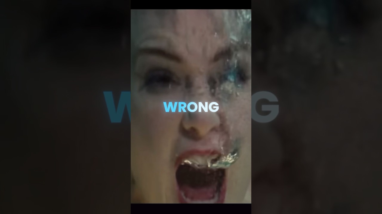 This Actress Almost DROWNED While Filming THIS Scene! 😮 #shorts #trending #viral #fyp #scary