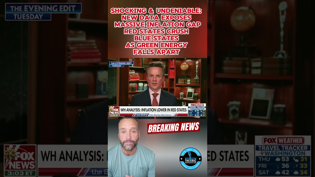 🚨🔥 SHOCKING & UNDENIABLE: NEW DATA EXPOSES MASSIVE INFLATION GAP — RED STATES CRUSH BLUE STATES!