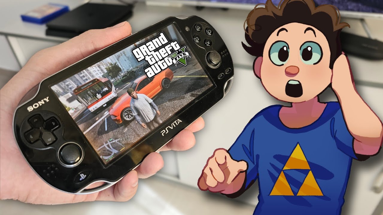 JOGANDO GTA 5 NO PSVITA