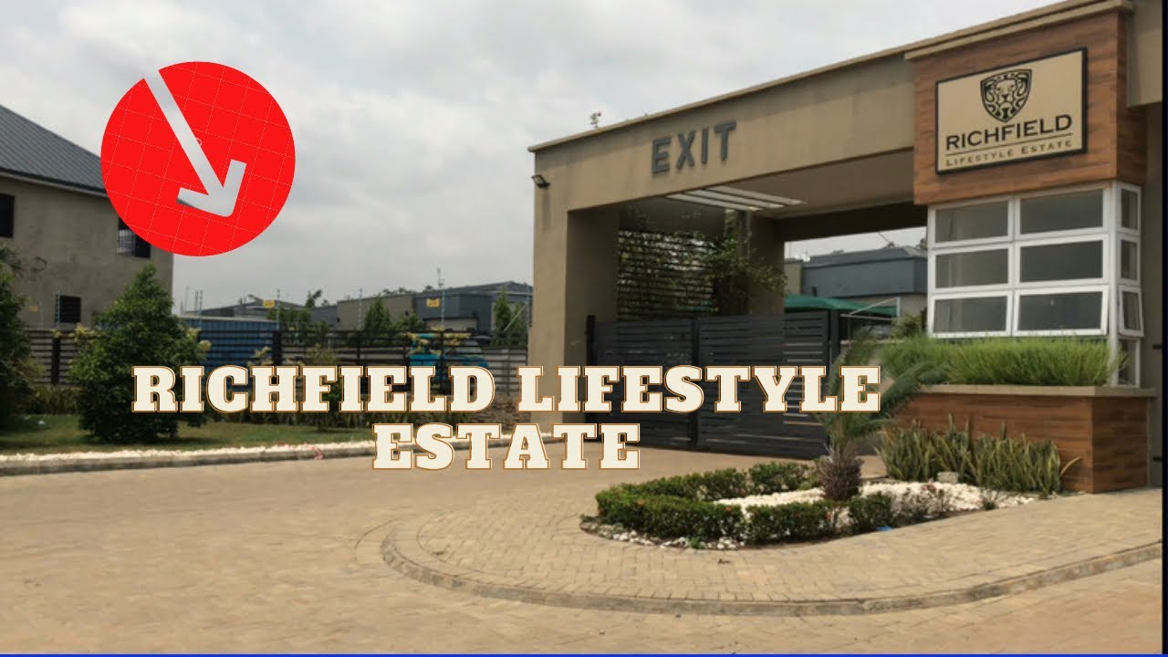 Richfield lifestyle Estate and the surrounding area East Legon hills to Gate road Ghana