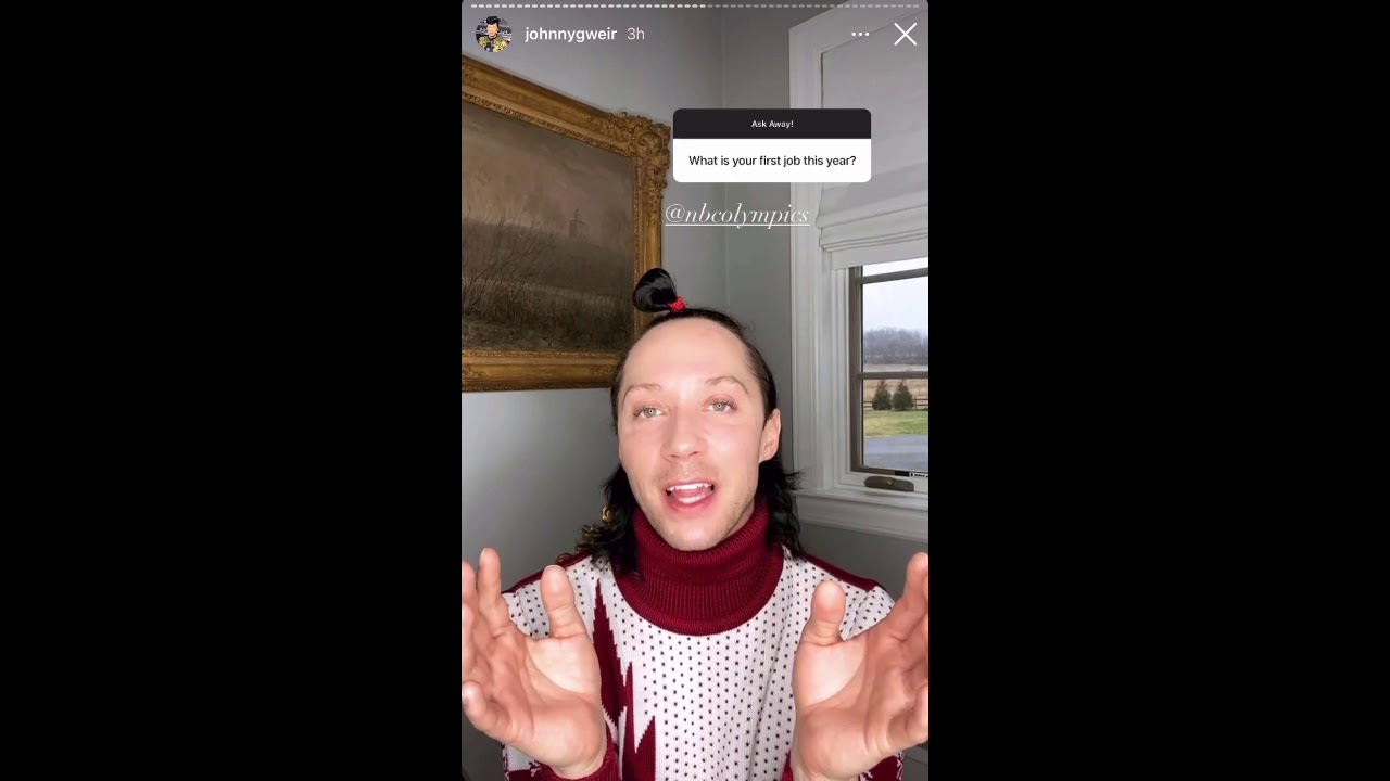 Johnny Weir Q&A 04/01/2021
