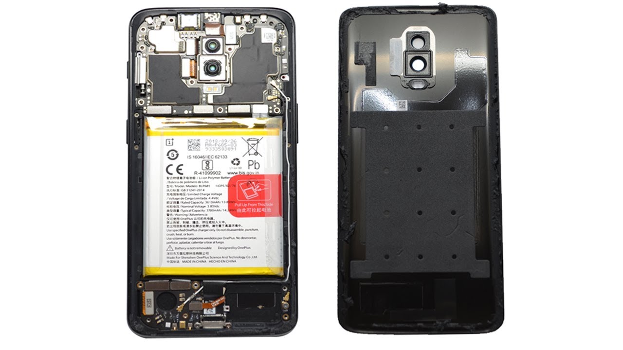 Разбираем смартфон OnePlus 6T teardown
