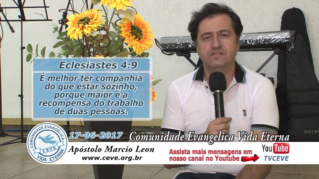 TV CEVE Alimento Di&aacute;rio com Ap&oacute;stolo M&aacute;rcio Leon 17/06/2017