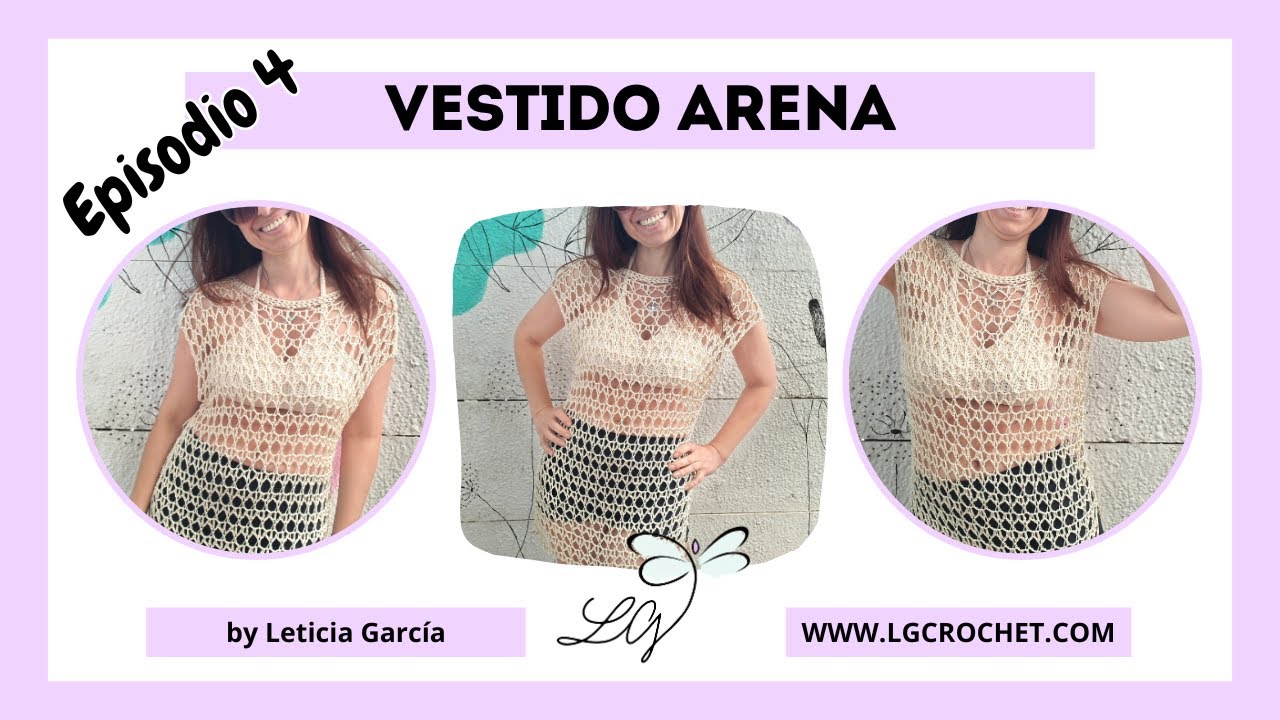 💫 VESTIDO PLAYERO A CROCHET &ldquo;ARENA&rdquo; &ndash; Crocheteando con Lety: