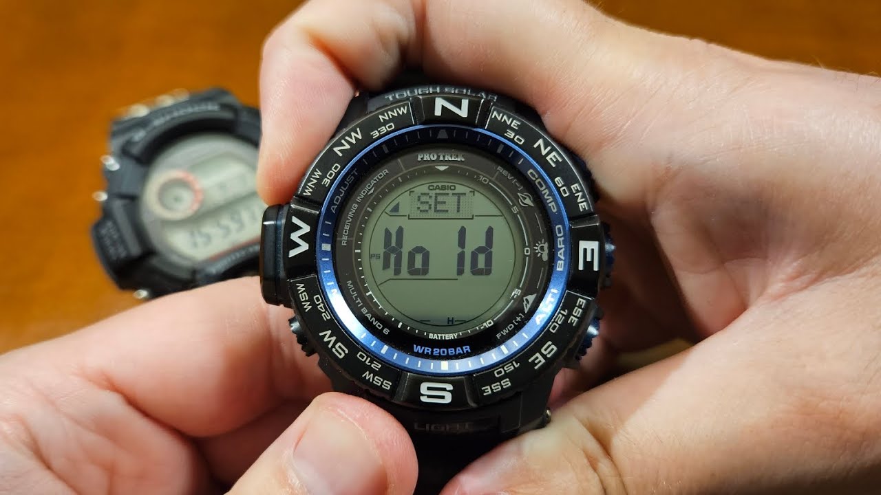 Casio Pro Trek PRW-3500Y-1ER - ustawienia zegarka [PL]