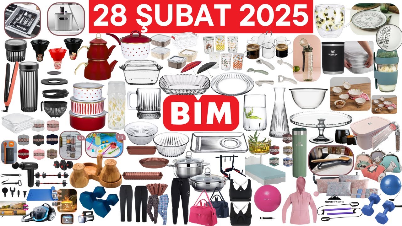 BİM 28 ŞUBAT 2025 | 😯YİNE HARİKA ÜRÜNLER GELİYOR | MUTFAK | ÇEYİZ | EGZERSİZ ALETLERİ | BİM AKTÜEL