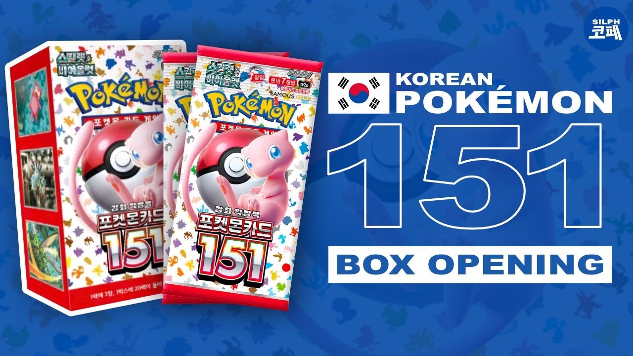 opening KOREAN Pokémon 151!