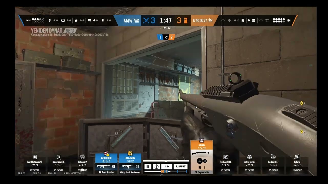 rainbow six siege 4 v 1 clutch