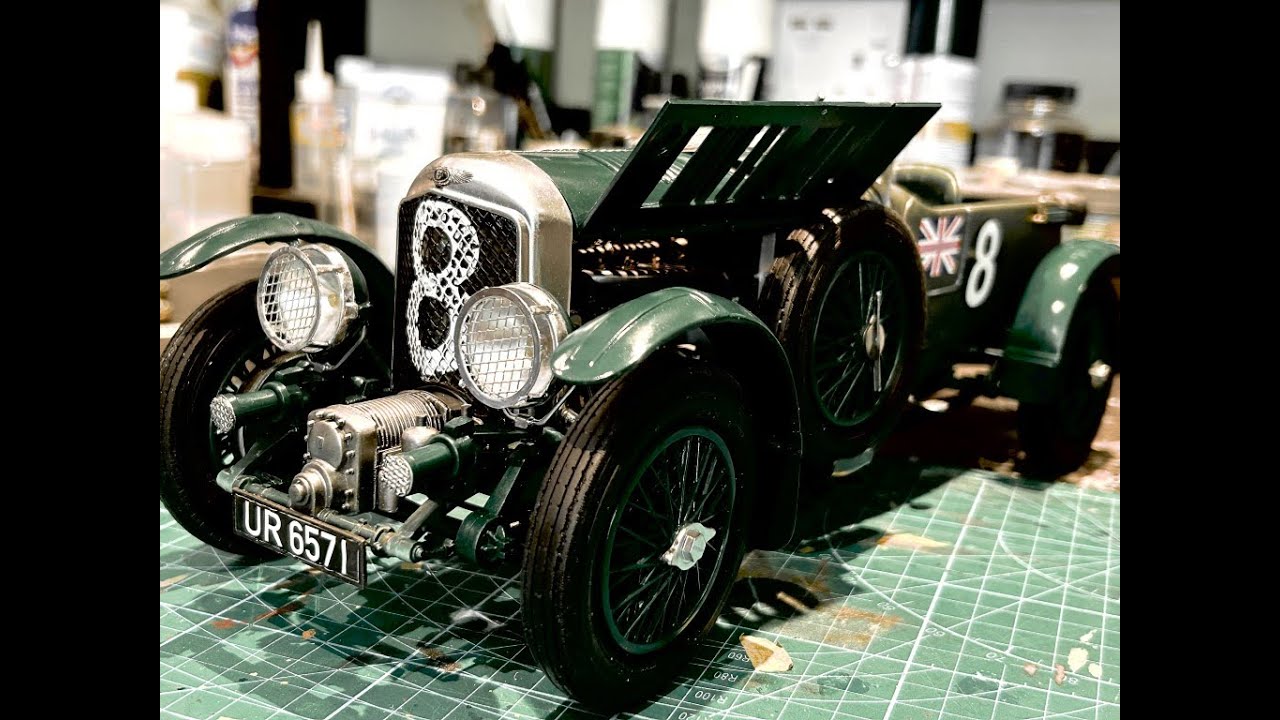 AIRFIX 1930 BENTLEY 4.5 LITRE SUPERCHARGED 1/12 SCALE COMPLETED BUILD