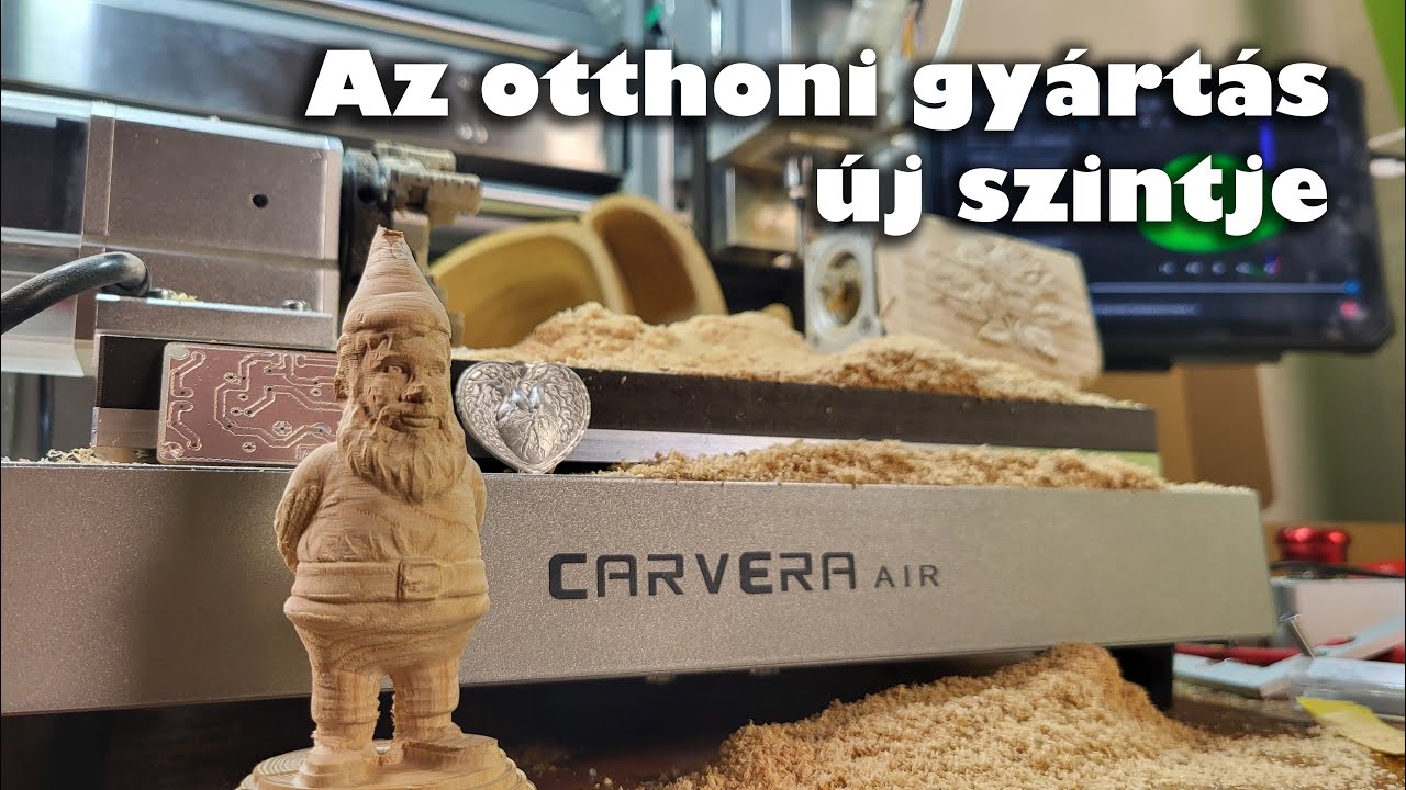 Az otthoni gyártás új szintje | MAKERA Carvera Air Desktop CNC Machine ◆ Eszközteszt