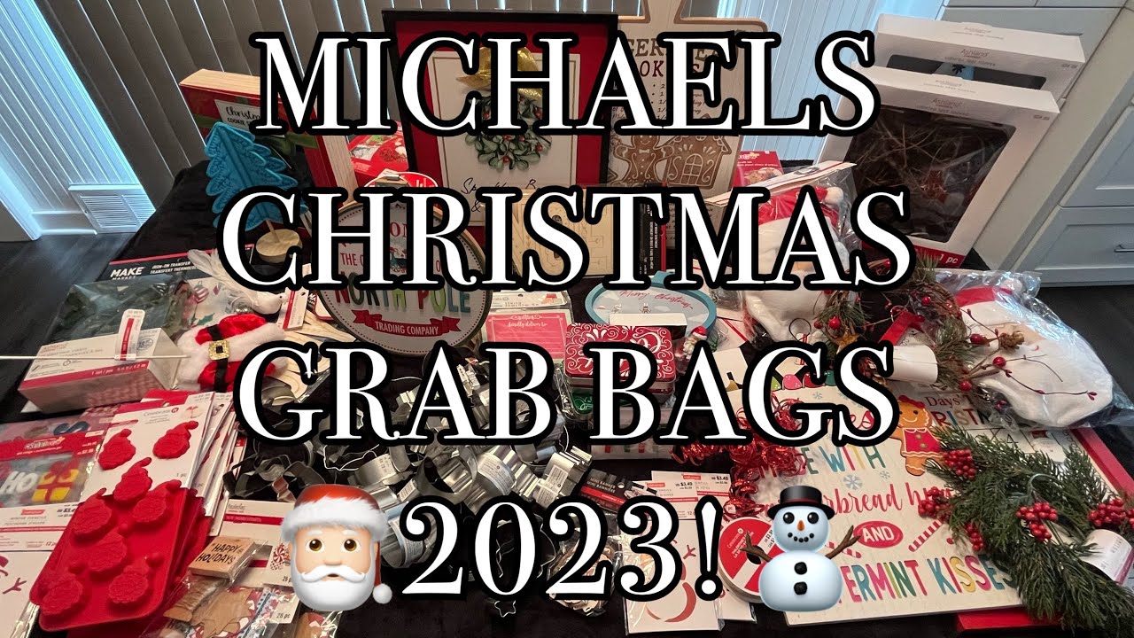 MICHAELS CHRISTMAS GRAB BAGS 2023! (PART 1)