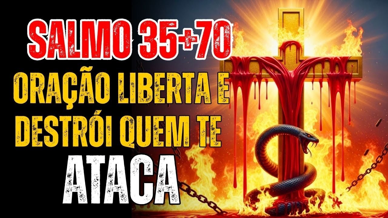 🔥 Deus Revela: Salmo 35+70 DESTRÓI Feitiçaria e Liberta Você dos Inimigos Hoje