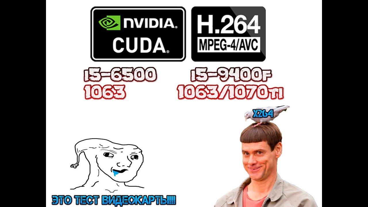Nvidia nvenc h.264 влияние процессора и видеокарты на производительность