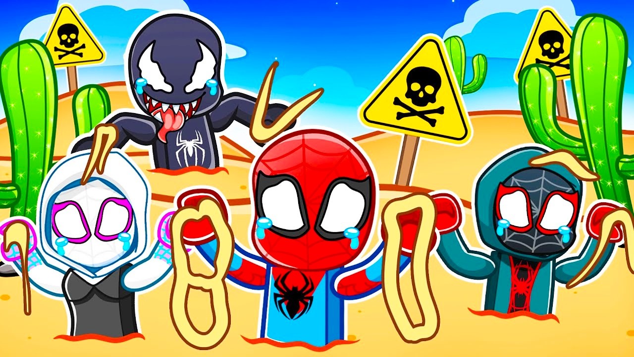 Roblox Armadilhas de areia movediça com o Homem-Aranha