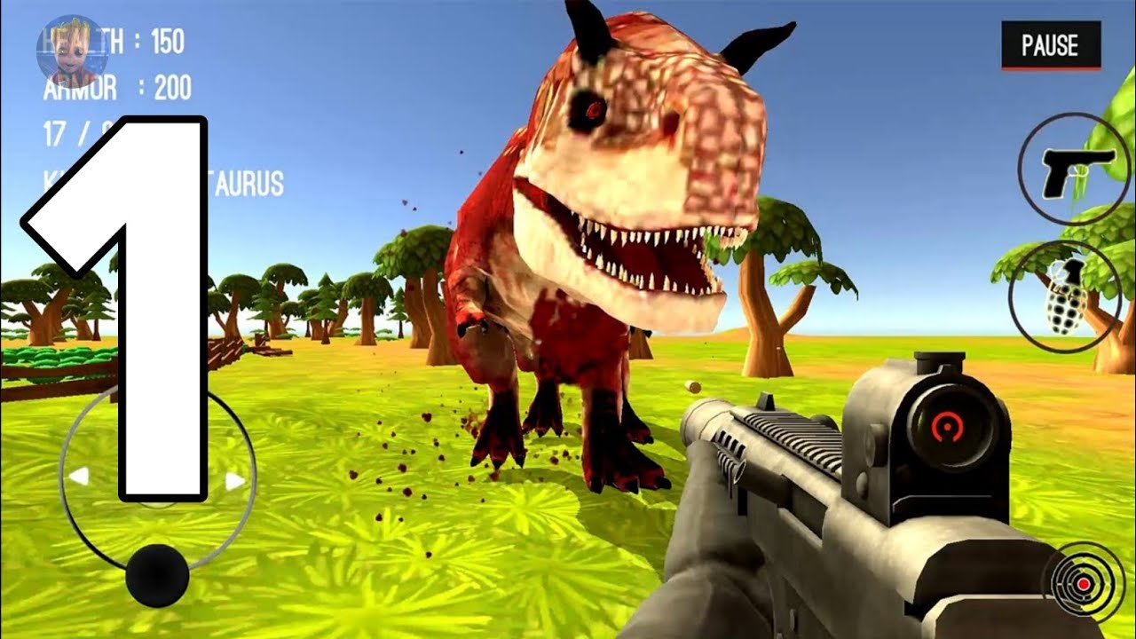 Dinosaur Hunter Dino City 2017 Android Gameplay - Part 1