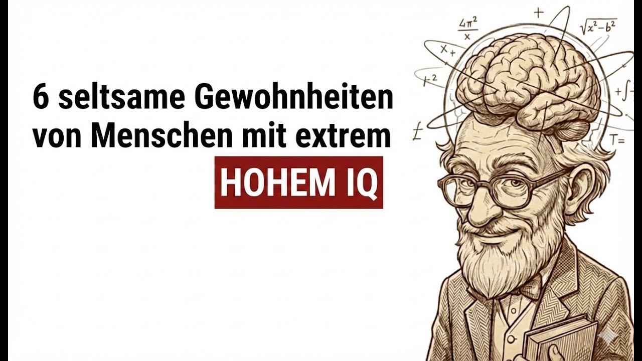 6 seltsame Gewohnheiten, die zeigen, dass du einen extrem hohen IQ hast