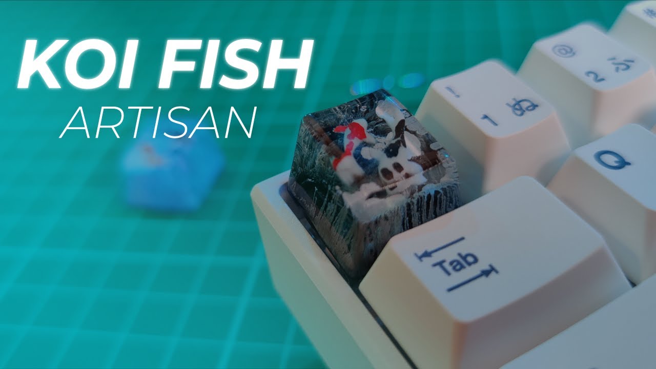 Artisan Keycaps? | Anne Pro 2 w/ Koi Fish Artisan
