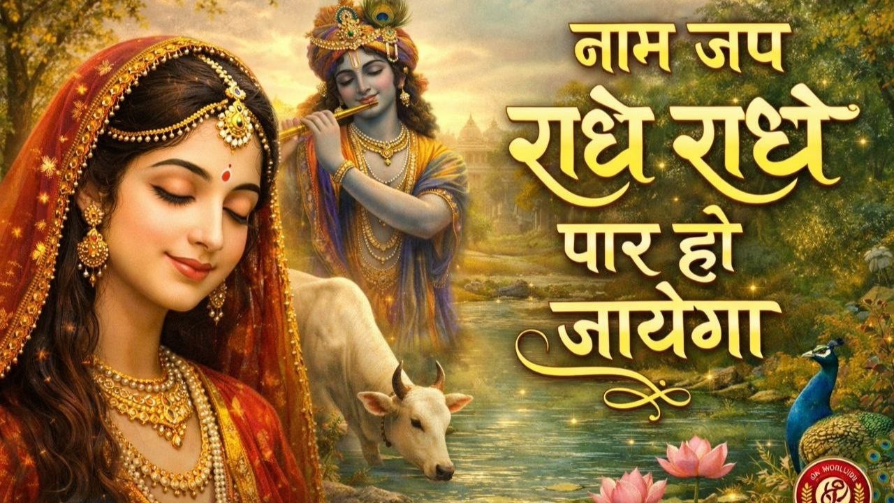 नाम जप राधे राधे पार हो जायेगा  Naam Jap Radhe Radhe  Most Beautiful Krishna Bhajan  #radheradhe