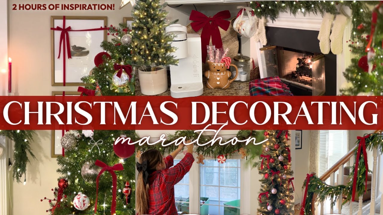 Decorating My Entire House for Christmas 🎄 | Christmas Decorating Ideas Marathon 2025!