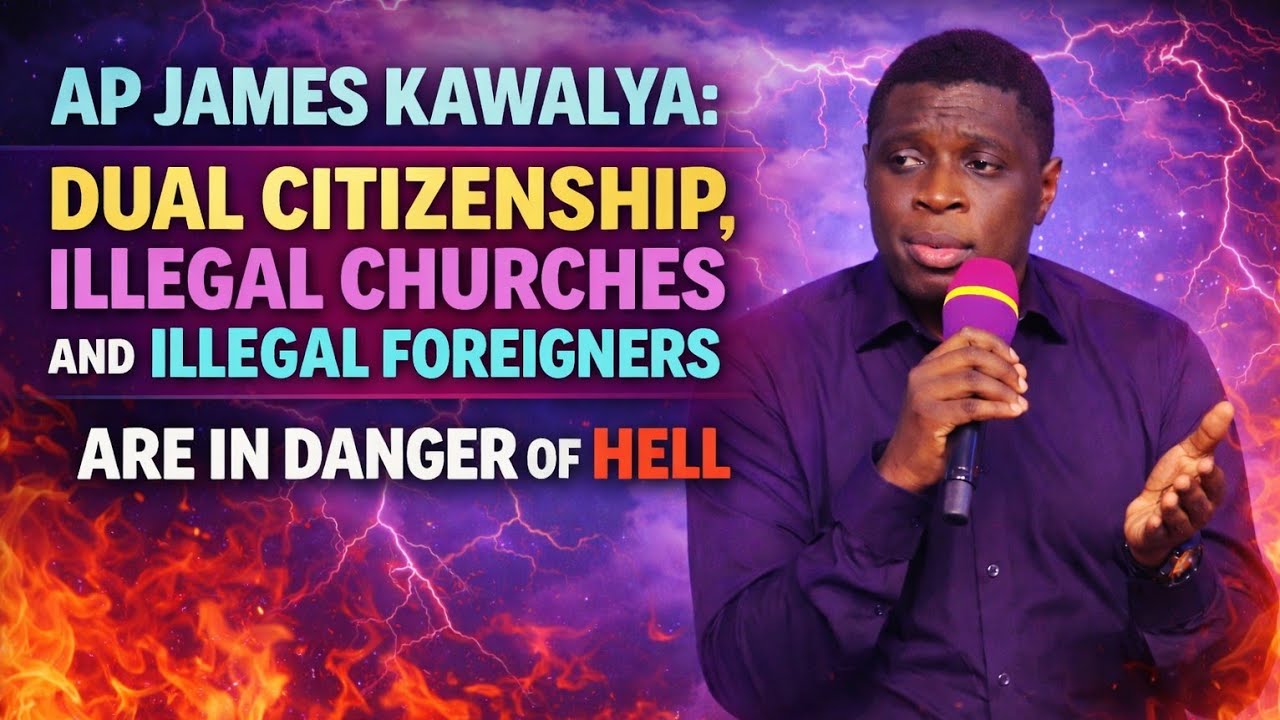AP JAMES KAWALYA: HOW DANGEROUS IT IS TO HAVE ILLEGAL CHURCHES, ILLEGAL FOREIGNERS &DUAL CITIZENSHIP
