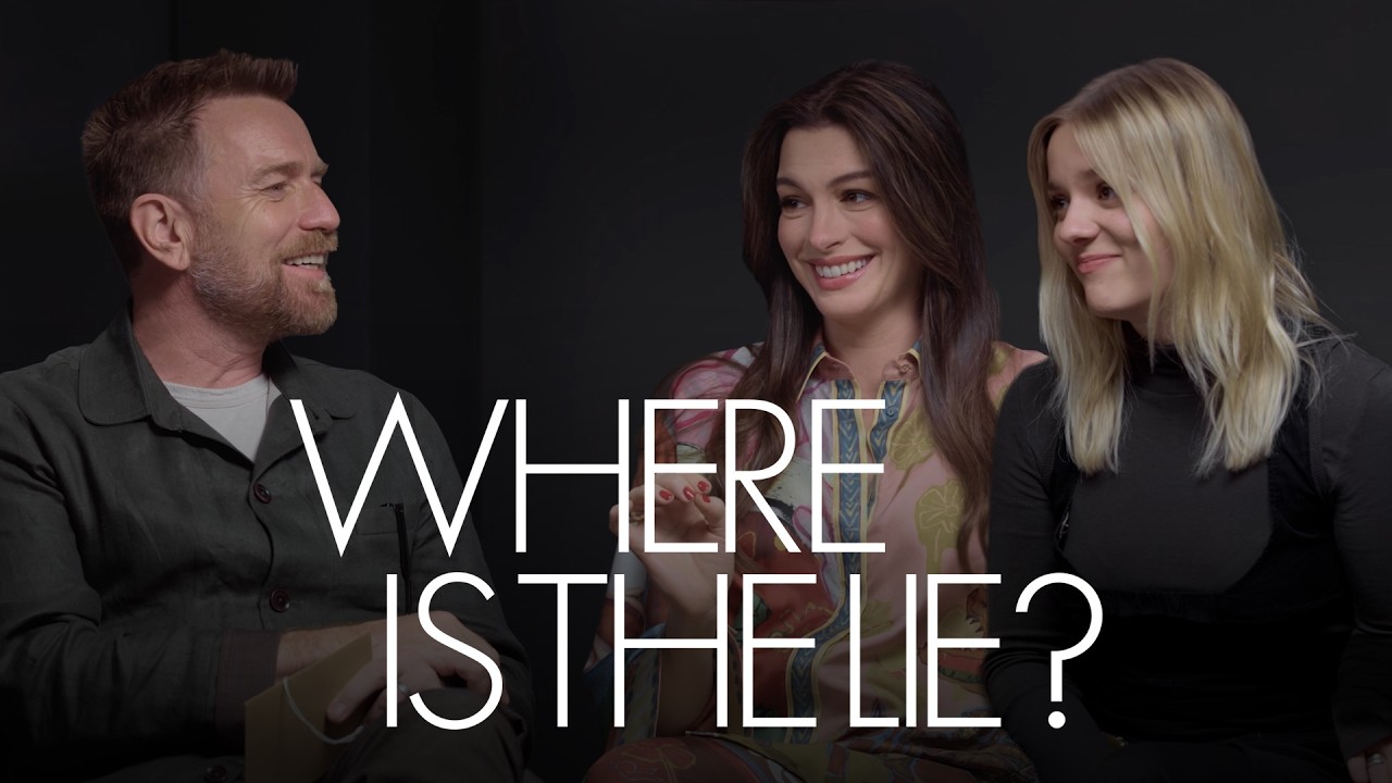 Anne Hathaway, Ewan McGregor & Maisy Stella Take the Hot Seat | ELLE