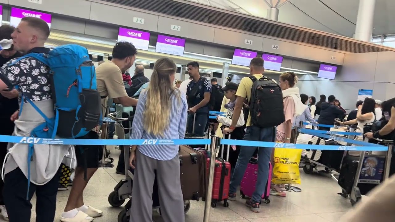 Airport Tan Son Nhat on lunar new year day 