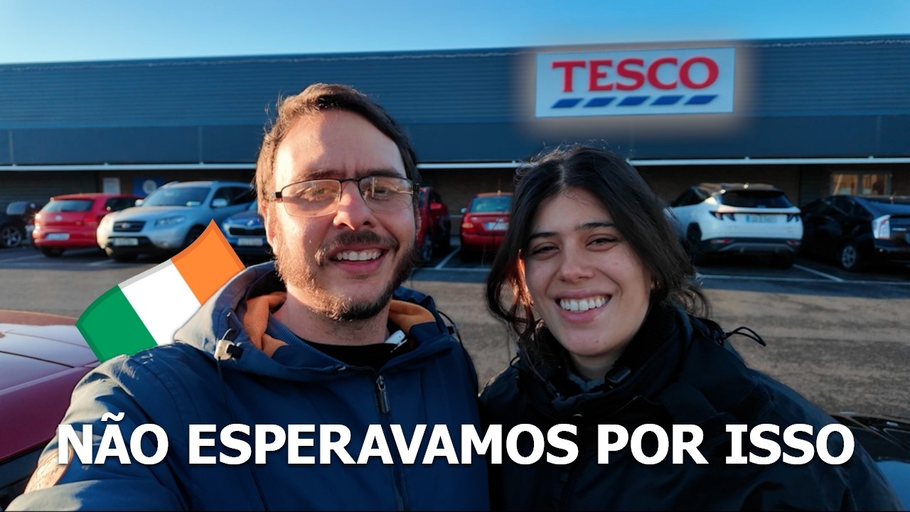 ENTRAMOS NO MAIOR TESCO DA IRLANDA… E FICAMOS EM CHOQUE 🇮🇪