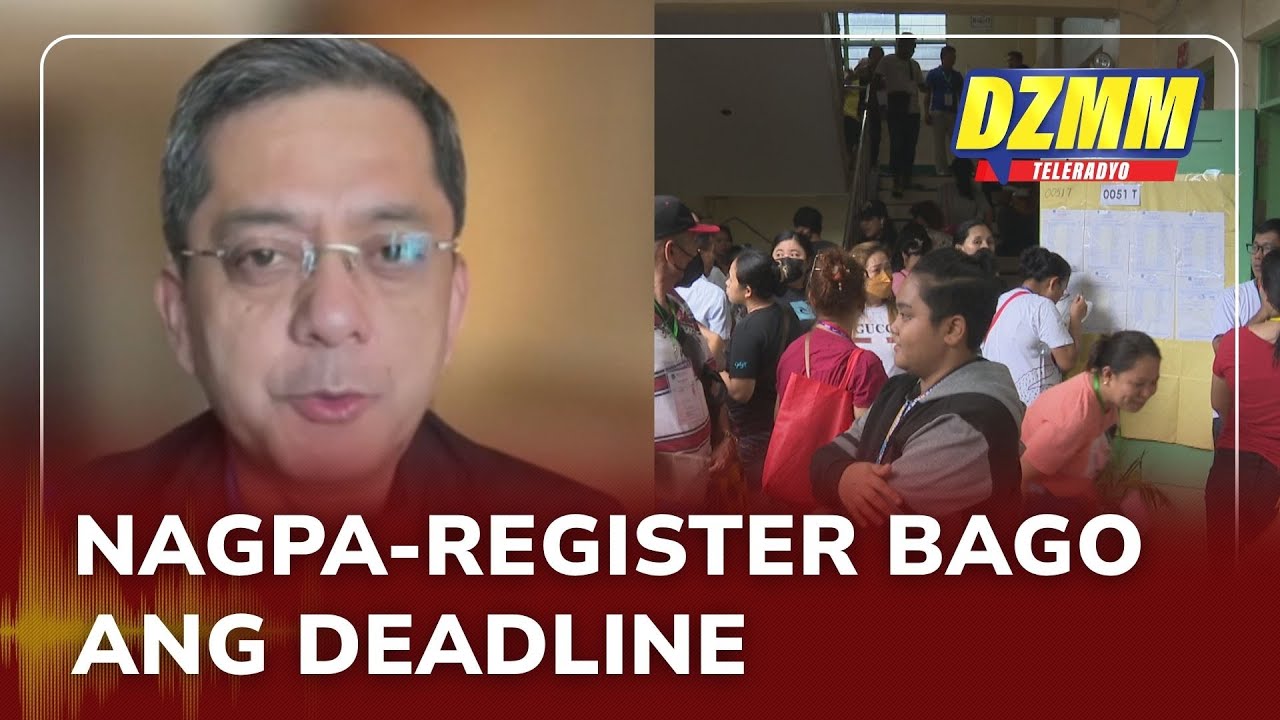 COMELEC logs over 1.7M registrants ahead of voter registration deadline | (10 August 2025)