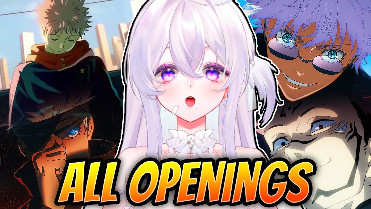 Vtuber Reacts to ALL Jujutsu Kaisen Openings | Non JJK fan Reacts