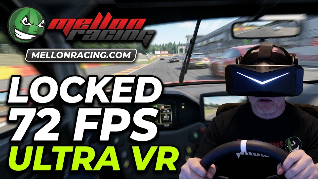 Assetto Corsa EVO .52 best FPS guide VR Ultra Graphics 5090 9950X3D Pimax MellonRacing.com