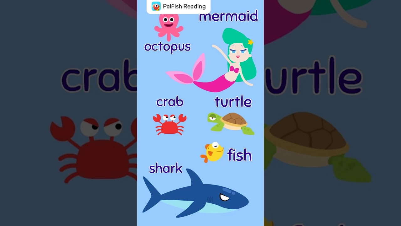 Underwater World Vocabularies | PalFish Reading | English Learning App for Kids