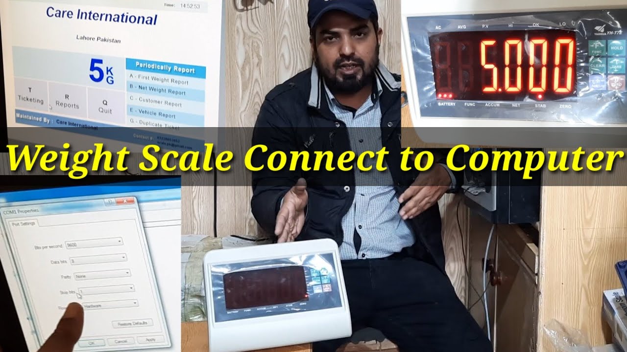 Как подключить весы к компьютеру: пошаговое руководство от Care International Scale