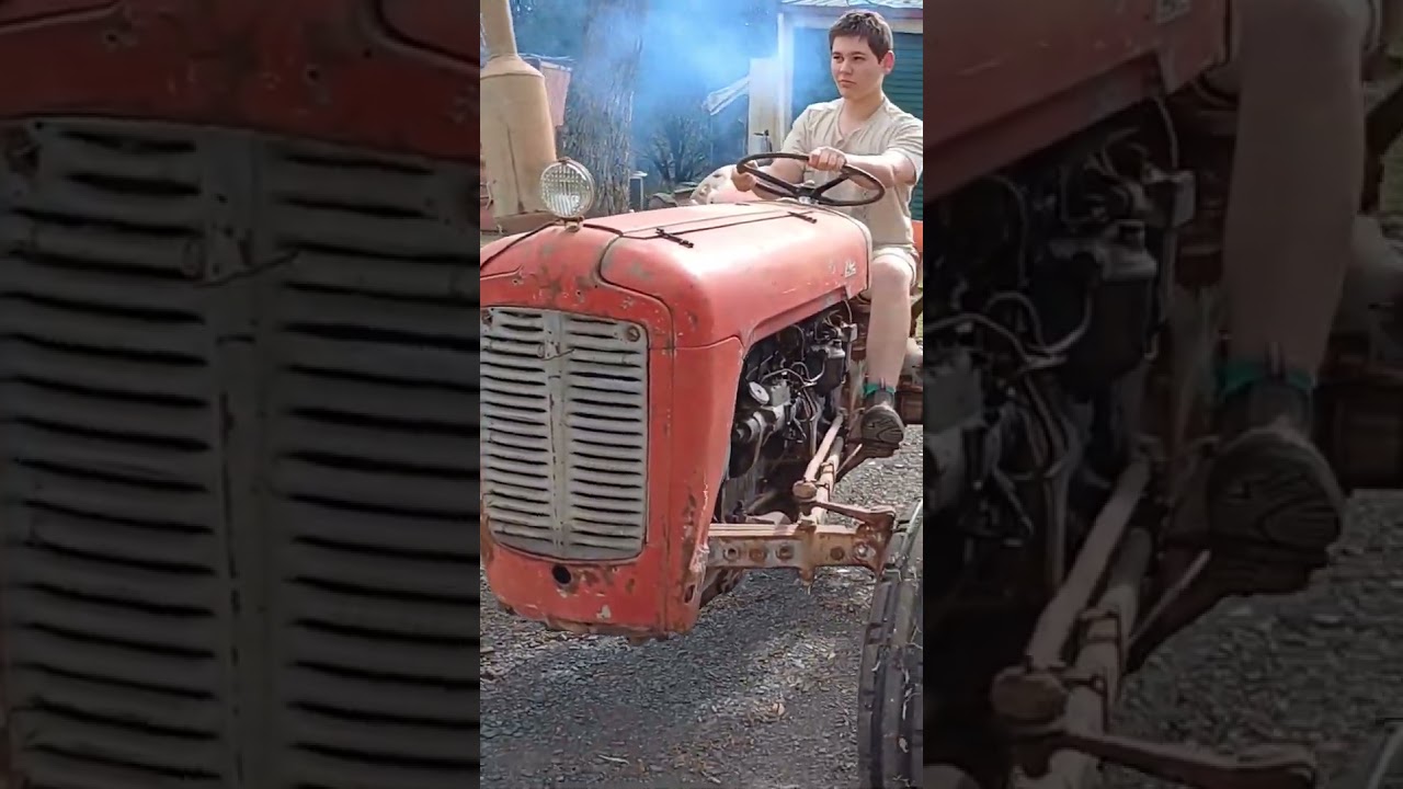 Massey Ferguson FE35. Finally running.