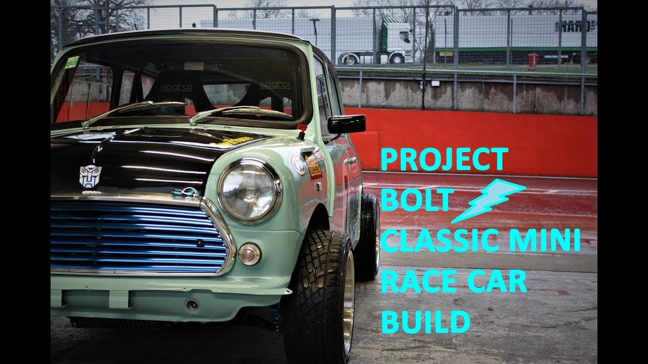 Classic Mini Race / Track Car Build Part 5 - Carbon Fiber Roof, Full roll cage & OBP pedal box